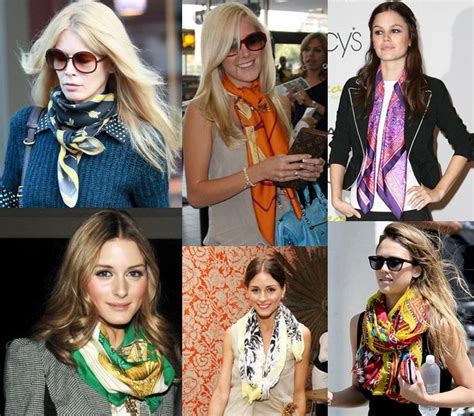 celebrities wearing hermes scarf|the hermes scarf.